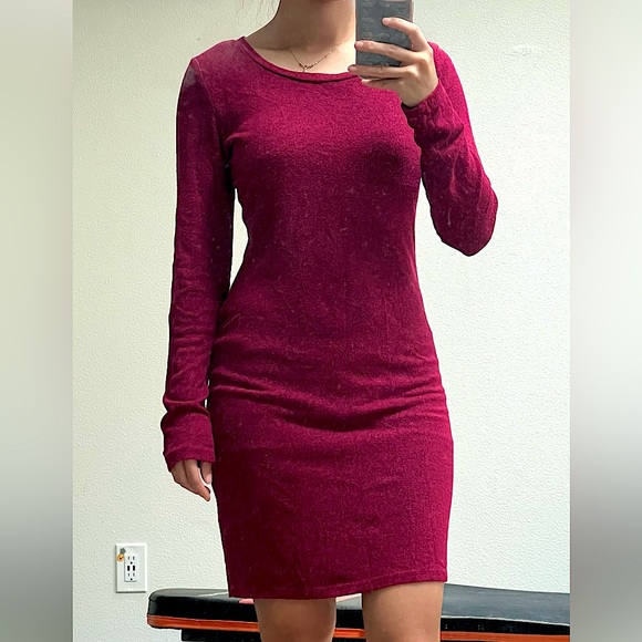 Heart & hips maroon dress size S - Picture 1 of 6